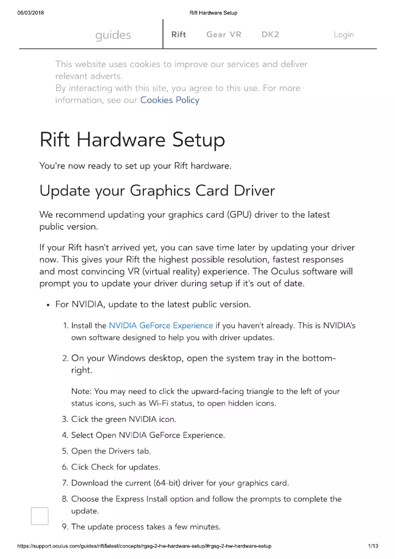 Image de la première page du manuel de l'appareil Quest