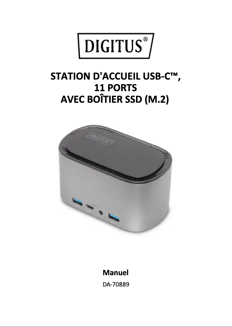 Page n°1 - Manuel utilisateur Digitus DA-70889