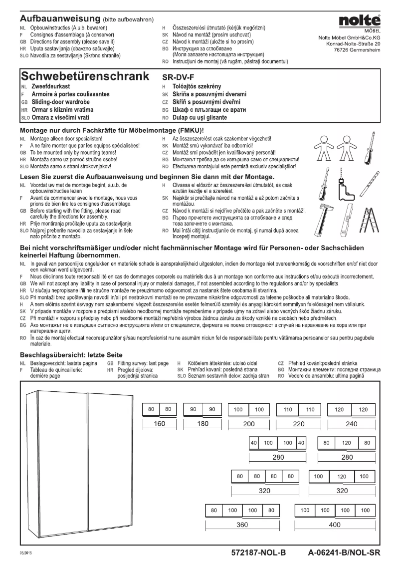 Image de la première page du manuel de l'appareil Crecido