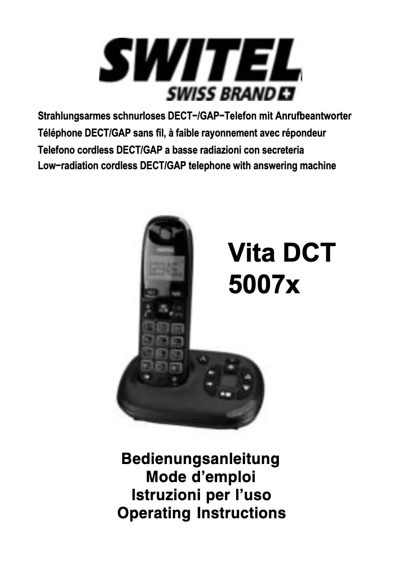 Imagen de la primera página del manual del dispositivo DCT50071