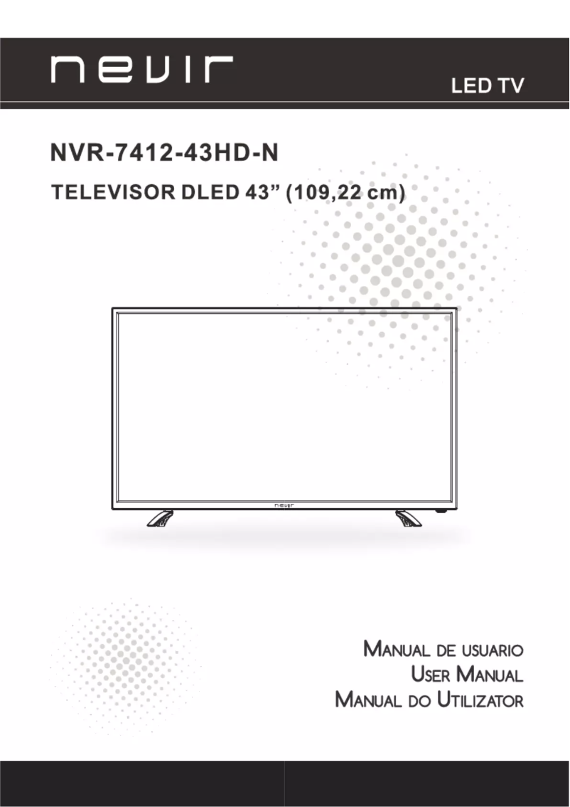 Page 1 de la notice Manuel utilisateur Nevir NVR-7412-43HD-N