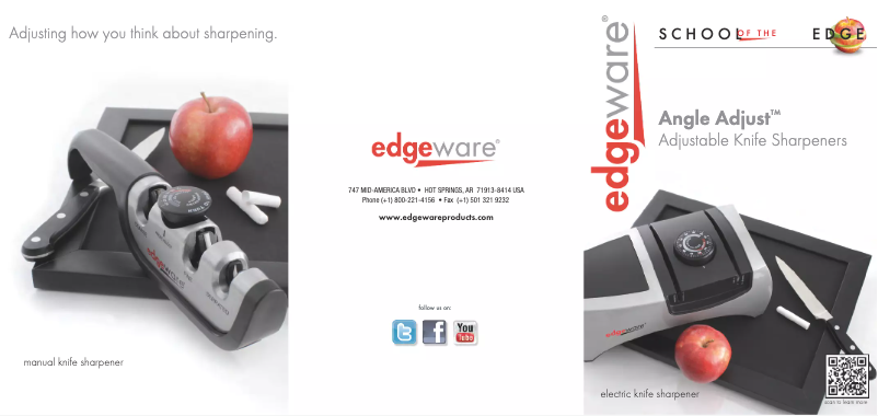 Image de la première page du manuel de l'appareil Angle Adjust