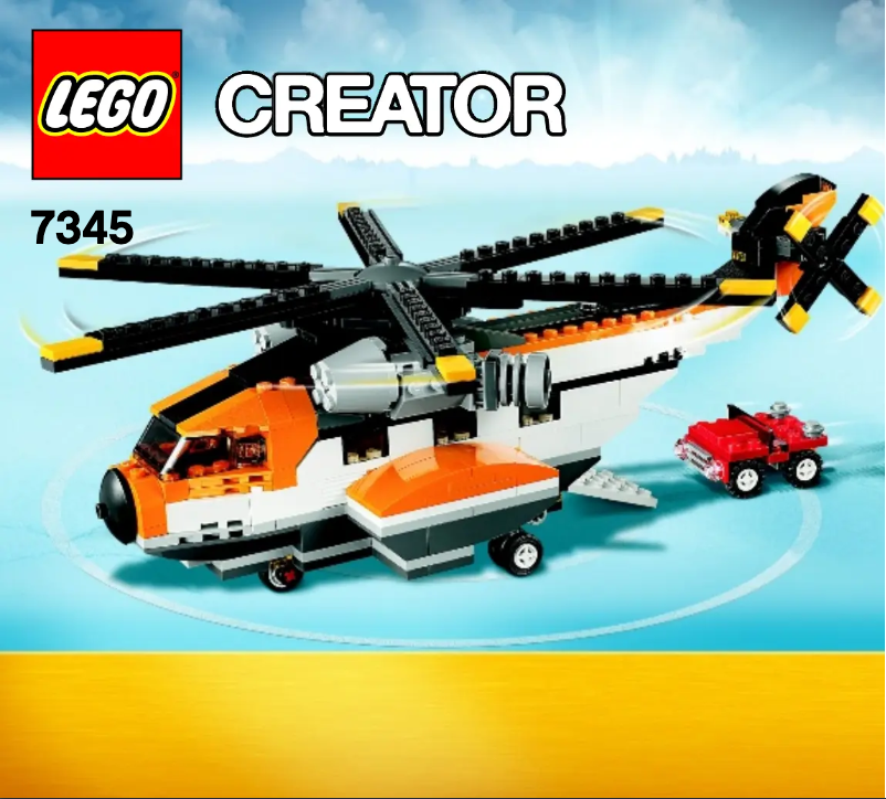 Page 1 de la notice Manuel utilisateur Lego Transport Chopper
