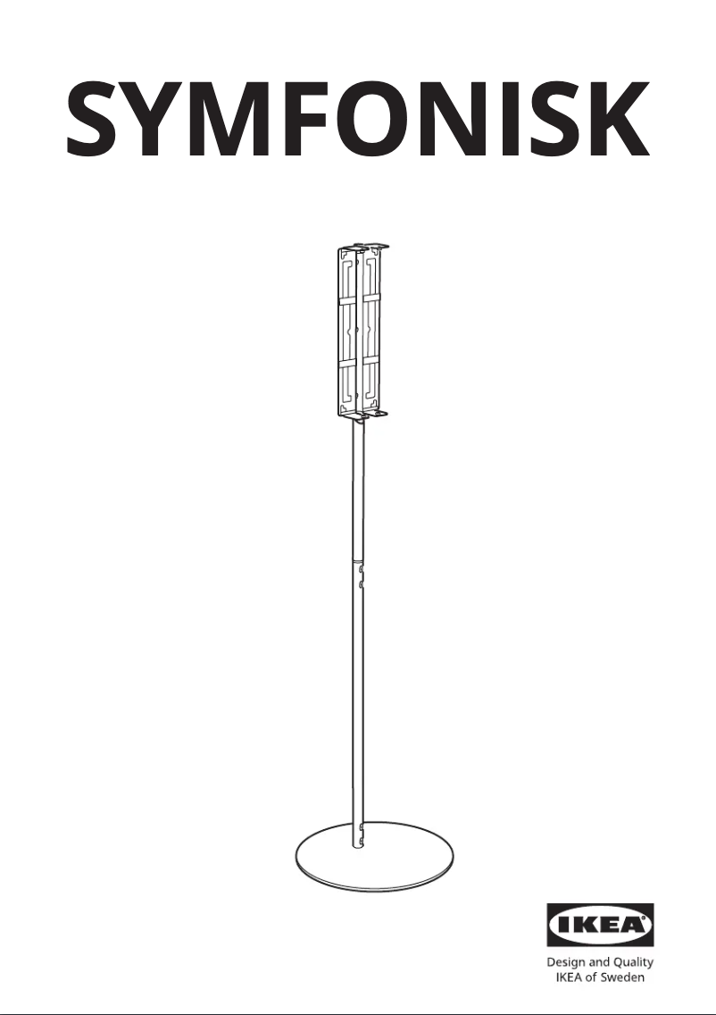 Page 1 de la notice Manuel utilisateur Ikea SYMFONISK 304.947.45