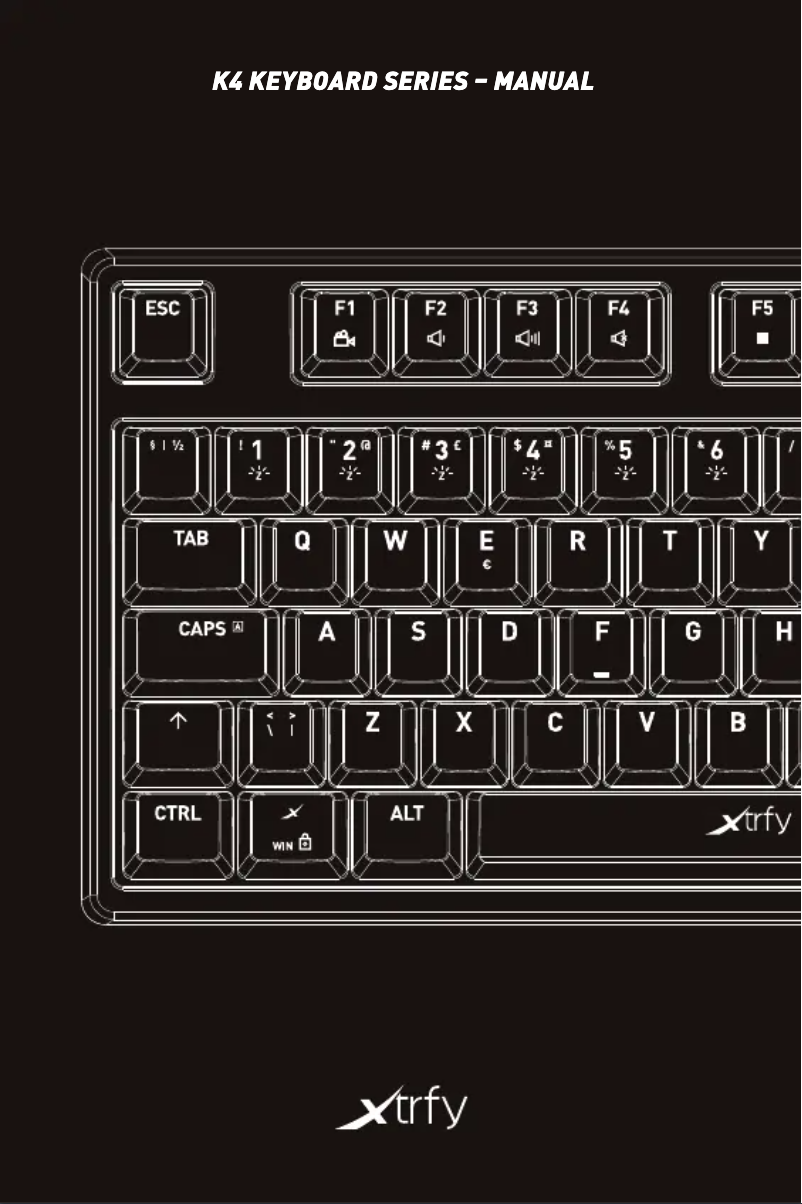 Page 1 de la notice Manuel utilisateur Cherry K4V2 TKL