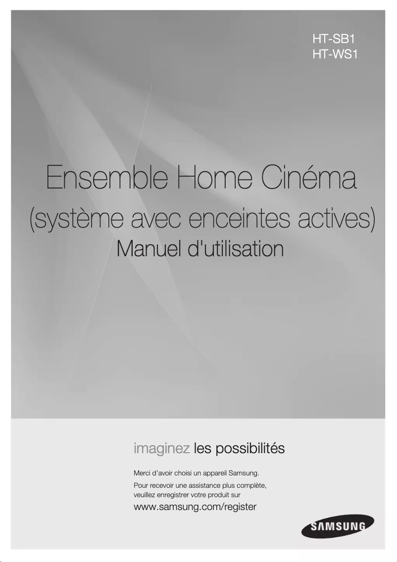 Image de la première page du manuel de l'appareil HT-WS1R