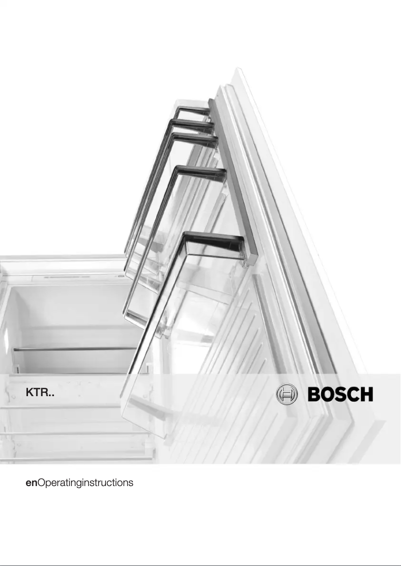 Page 1 de la notice Manuel utilisateur Bosch KTR16AW30