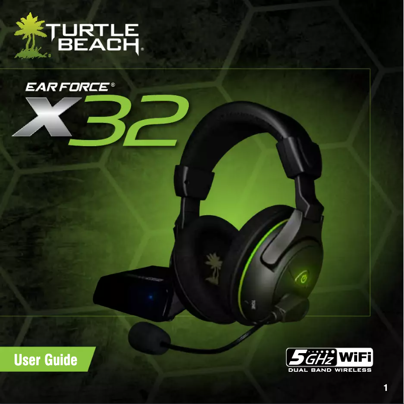Page 1 de la notice Manuel utilisateur Turtle Beach Ear Force X32 Xbox 360