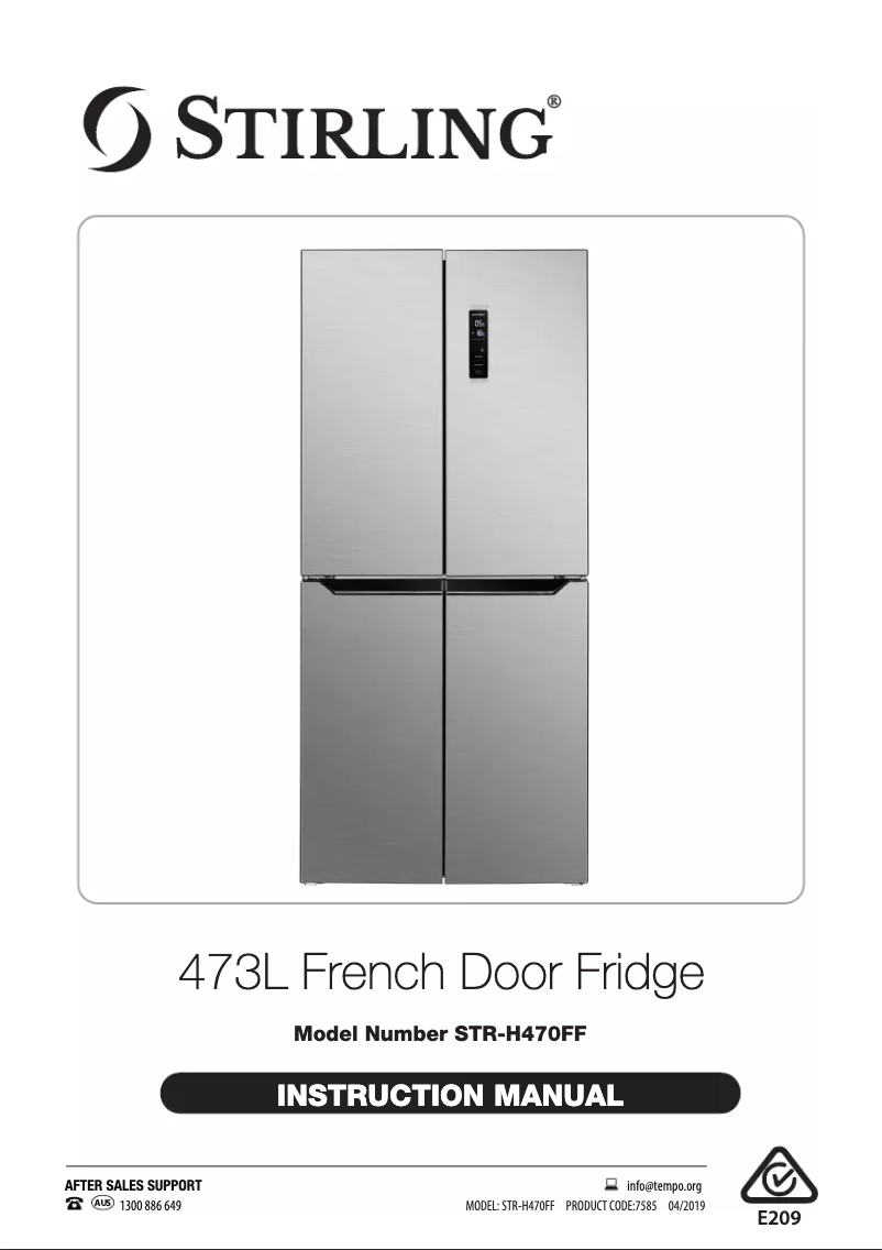 Page n°1 - Manuel utilisateur Aldi STR-H470FF