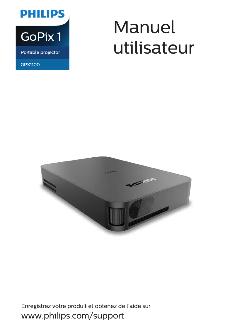 Page 1 de la notice Manuel utilisateur Philips GoPix 1 GPX1100
