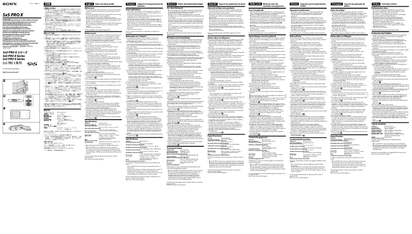 Página 1 del manual Manual de usuario Sony SBP-240F