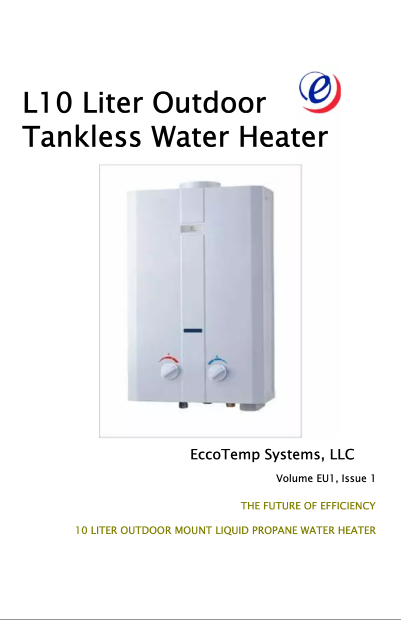 Image de la première page du manuel de l'appareil CE-L10