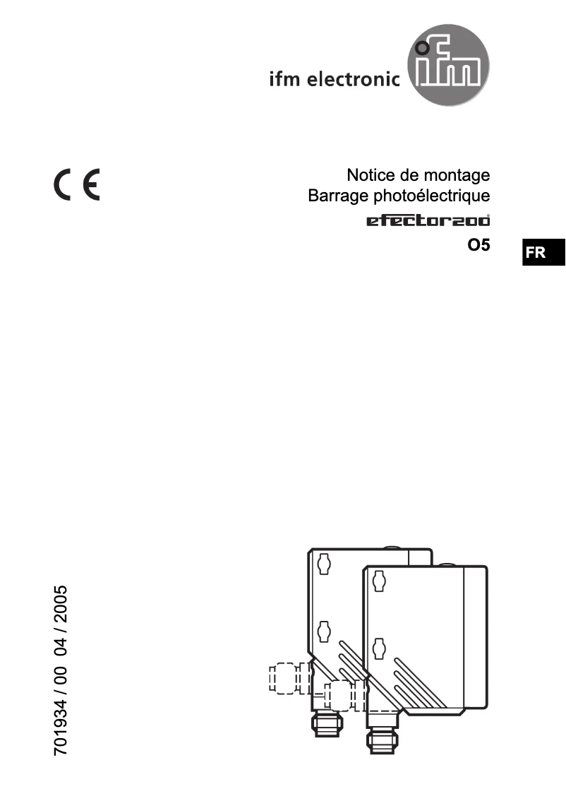 Image de la première page du manuel de l'appareil O5E200