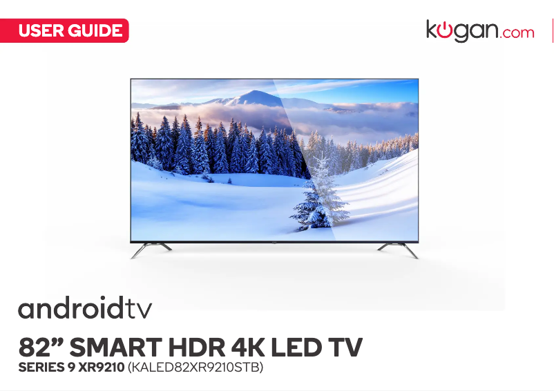 Image de la première page du manuel de l'appareil XR9210