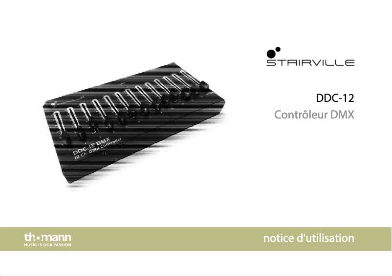 Page 1 de la notice Manuel utilisateur Stairville DDC-12