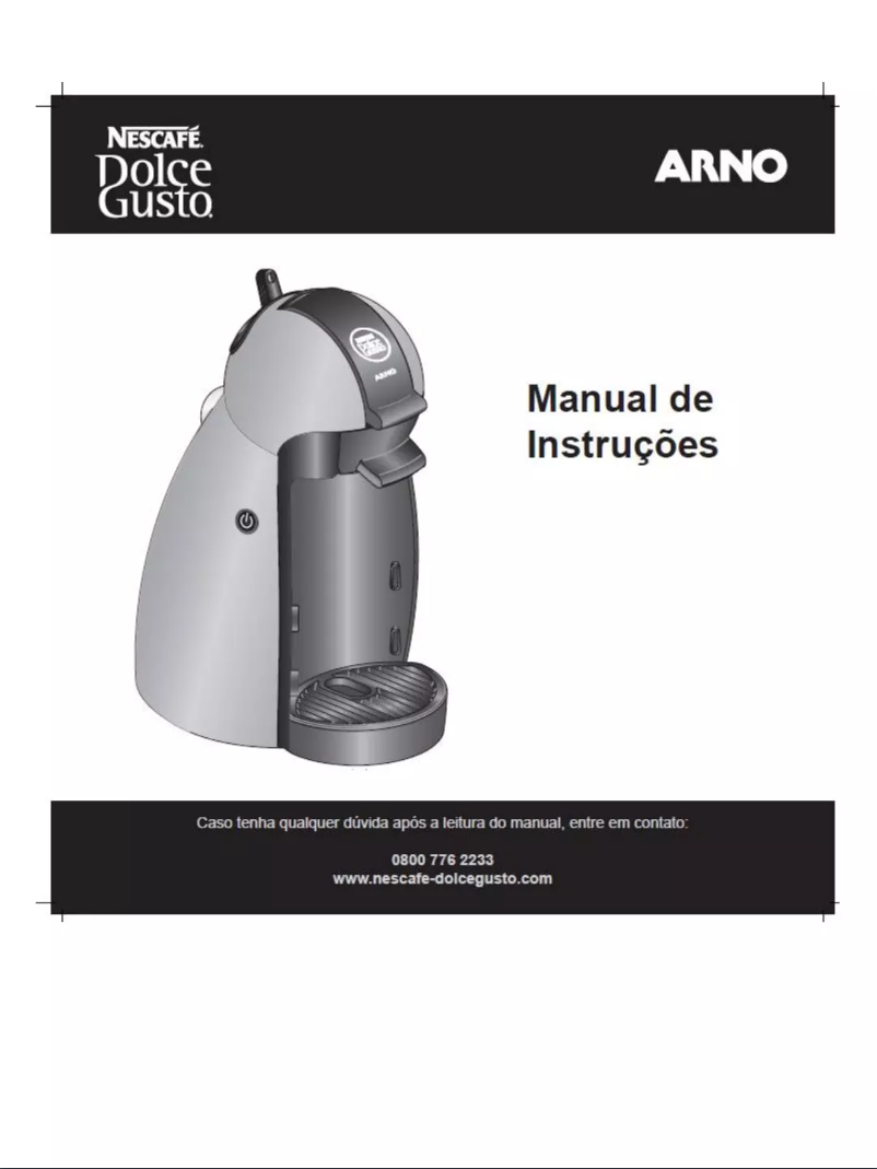 Page 1 de la notice Manuel utilisateur Arno Nescafe Dolce Gusto Piccolo PJ1000B1