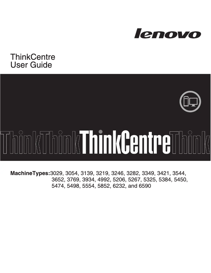 Página 1 del manual Manual de usuario Lenovo ThinkCentre M90
