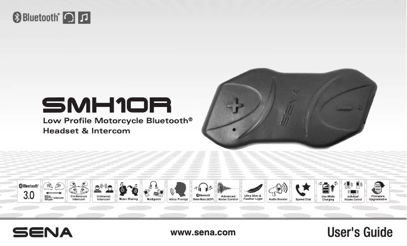 Page 1 de la notice Manuel utilisateur Sena SMH10RD-01