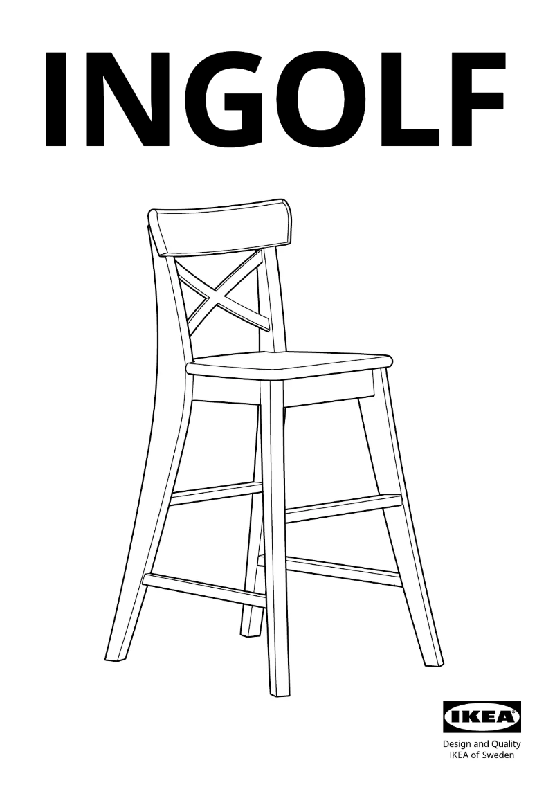 Page 1 de la notice Manuel utilisateur Ikea INGOLF 301.577.87
