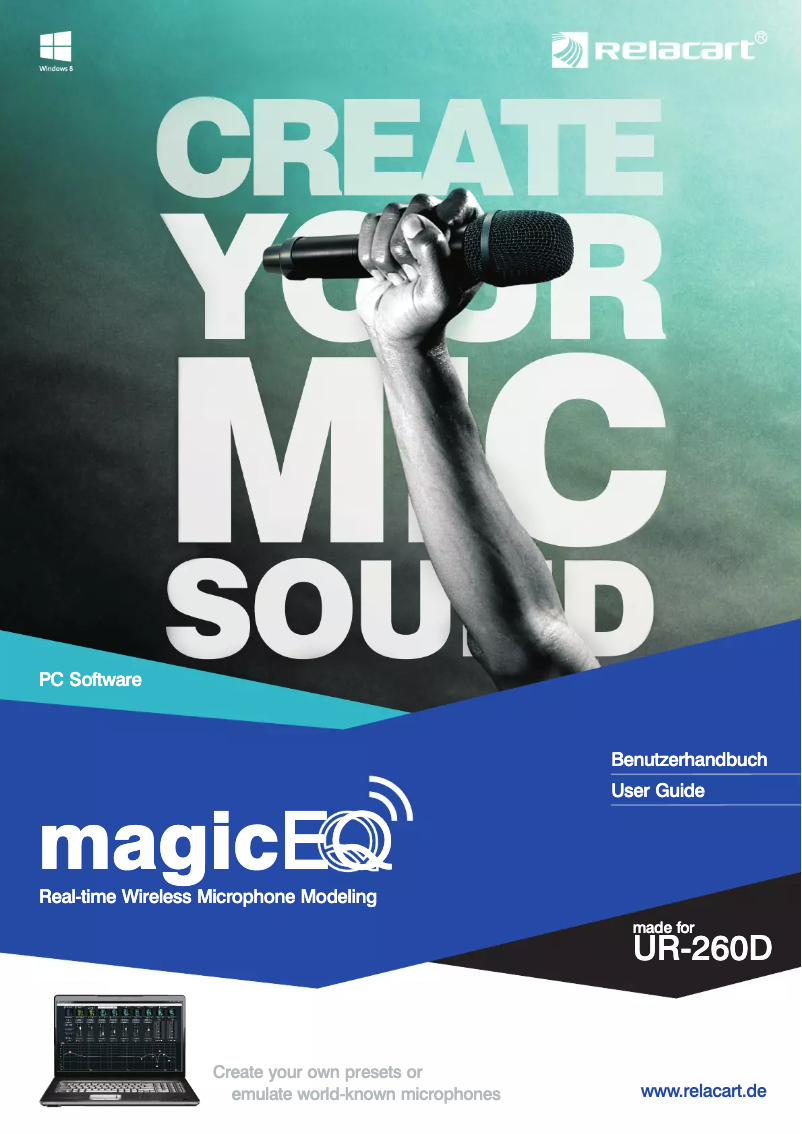 Page n°1 - Manuel utilisateur Relacart UH-222C