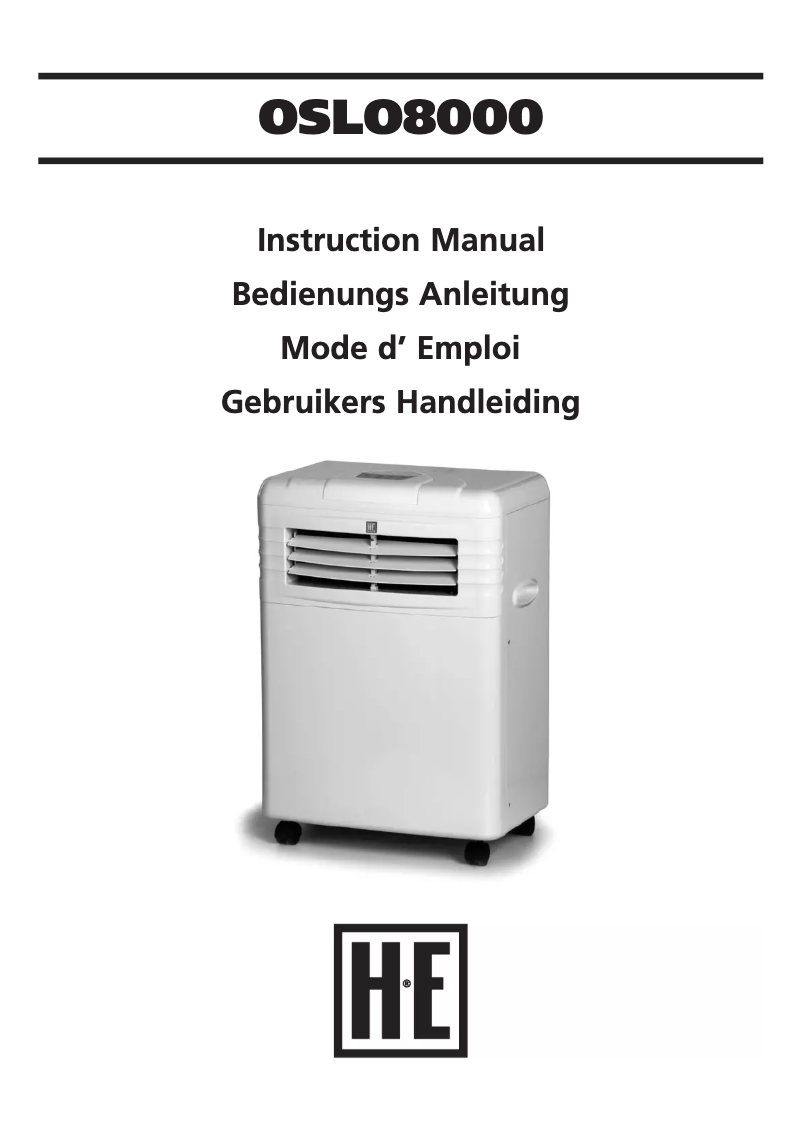 Página 1 del manual Manual de usuario Holland Electro Oslo 8000