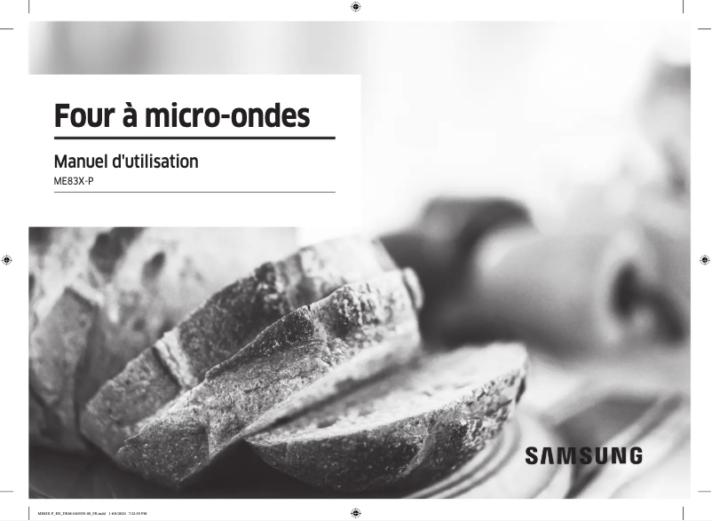Page n°1 - Manuel utilisateur Samsung ME83X-P