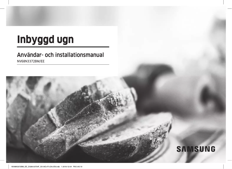 Page 1 de la notice Manuel utilisateur Samsung NV68N1310BS