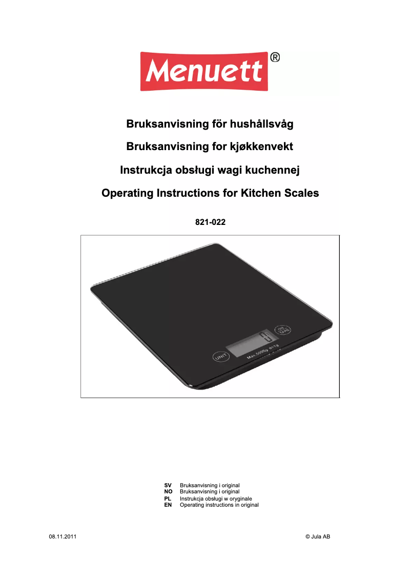 Image de la première page du manuel de l'appareil 821-022