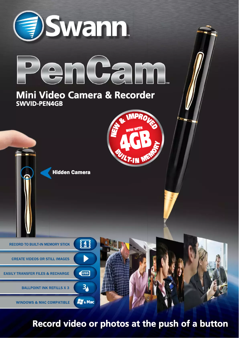 Page 1 de la notice Manuel utilisateur Swann SWVID-PEN4GB