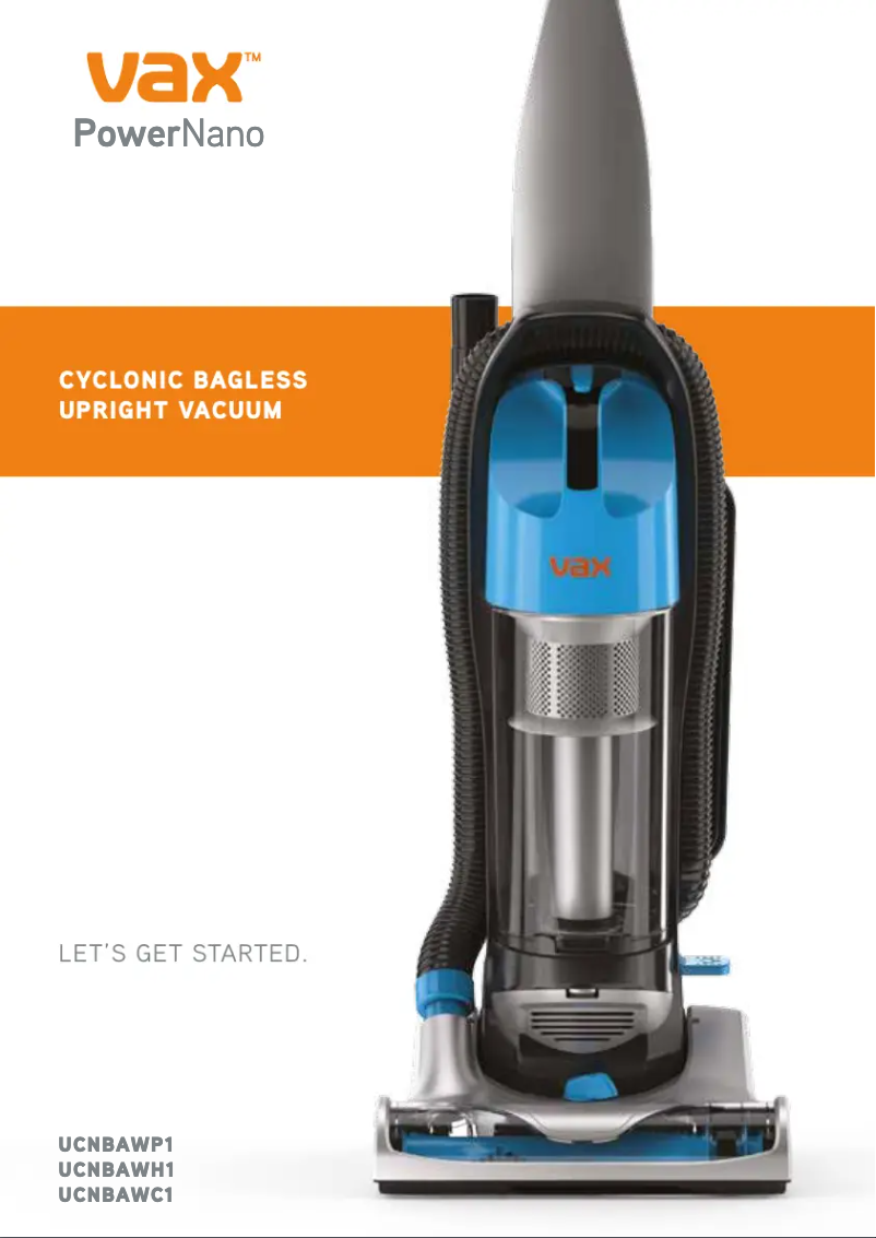 Image de la première page du manuel de l'appareil Power Nano AWU01