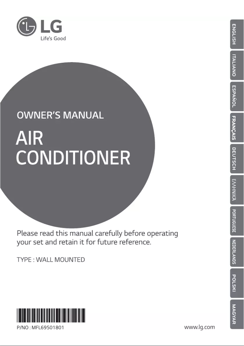 Página 1 del manual Manual de usuario LG USNW186K3A0