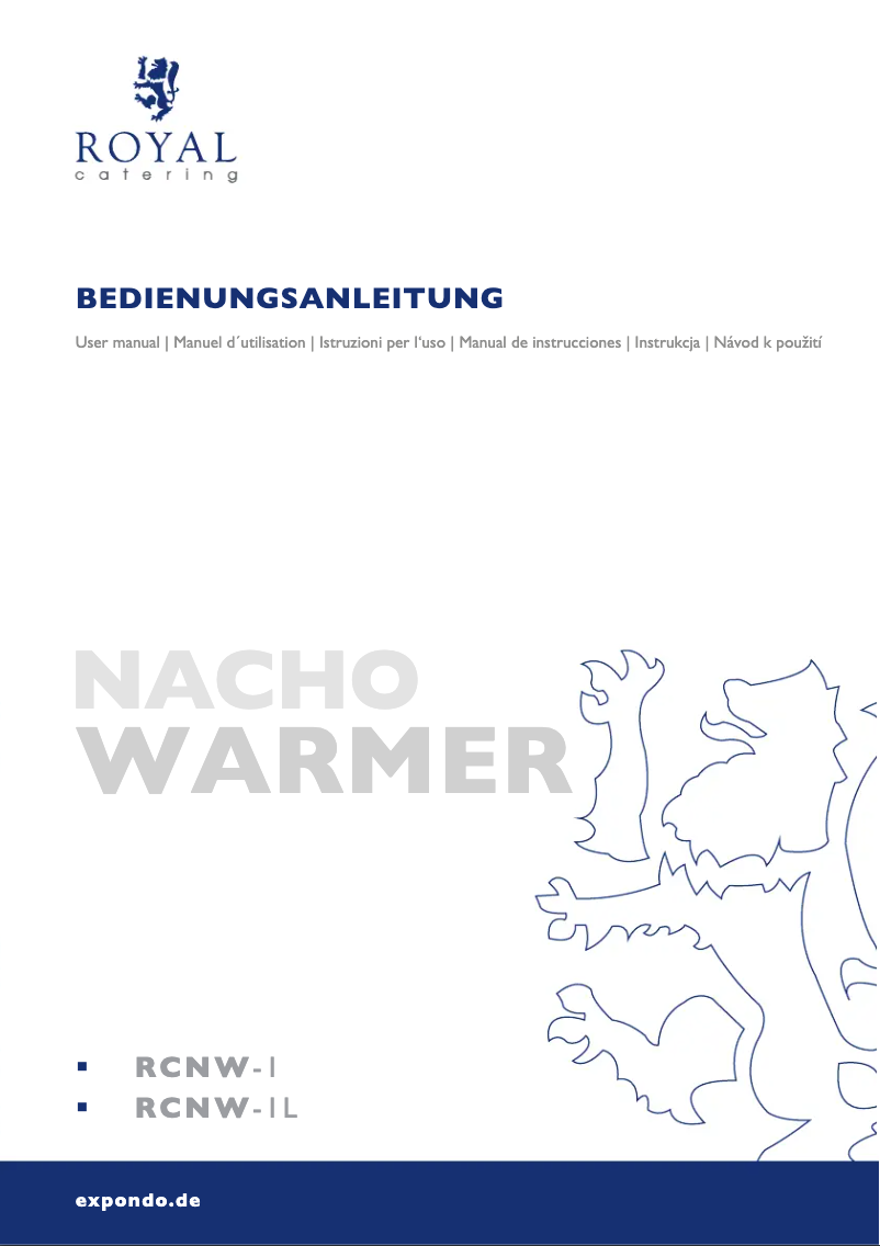 Page 1 de la notice Manuel utilisateur Royal Catering RCNW-1