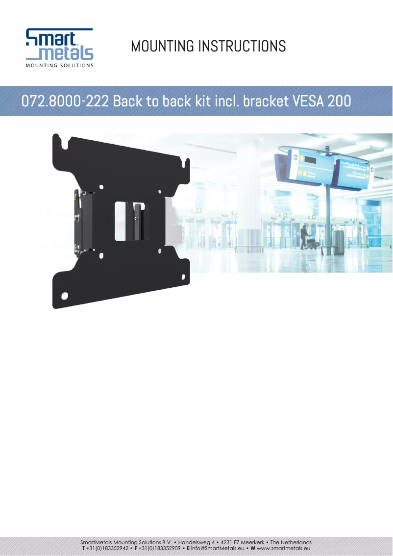 Page 1 de la notice Manuel utilisateur SmartMetals 072.8000-222