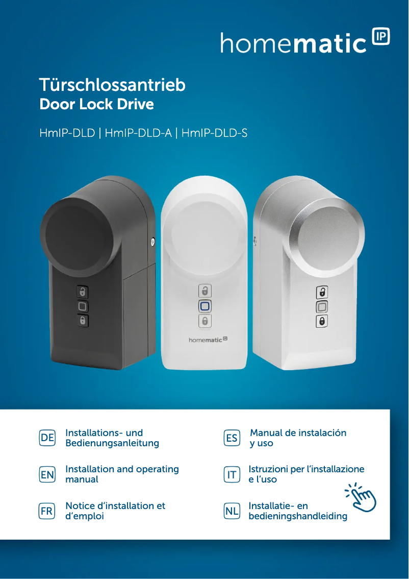 Page 1 de la notice Manuel utilisateur Homematic IP HmIP-DLD