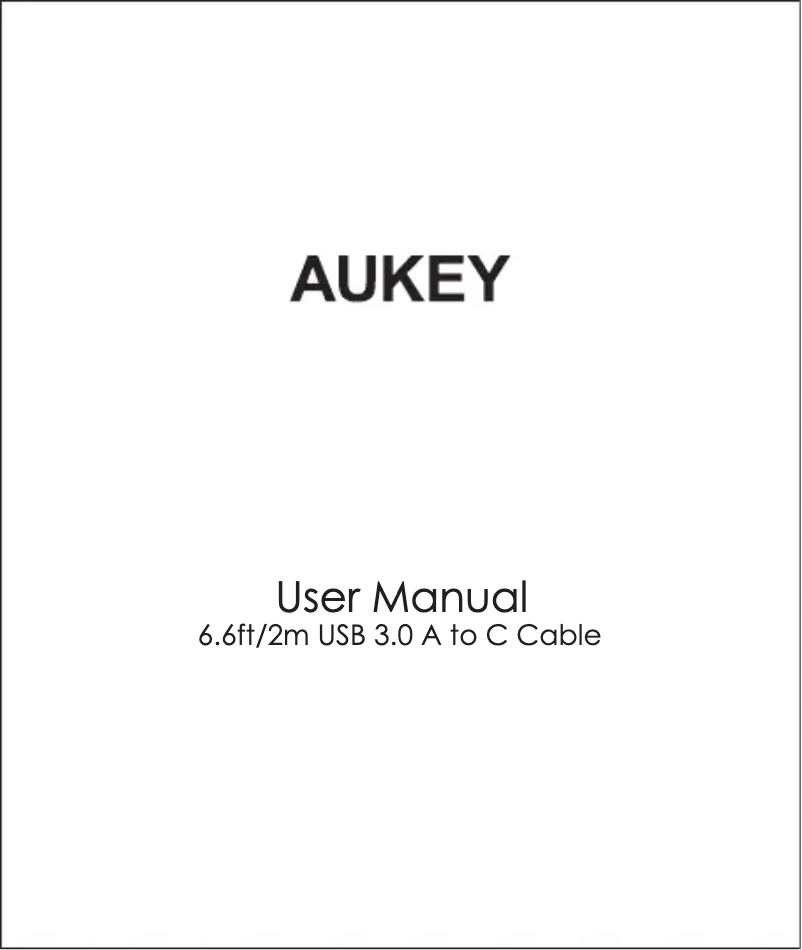 Page 1 de la notice Manuel utilisateur Aukey CB-A9