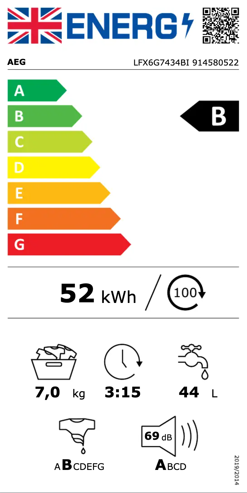 Imagen de la primera página del manual del dispositivo LFX6G7434BI