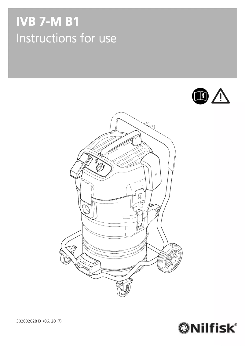 Página 1 del manual Manual de usuario Nilfisk IVB 7-M B1