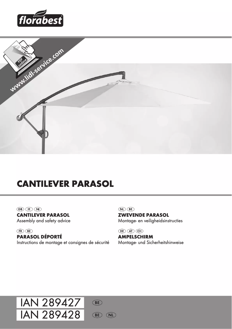 Página 1 del manual Manual de usuario Florabest IAN 289427