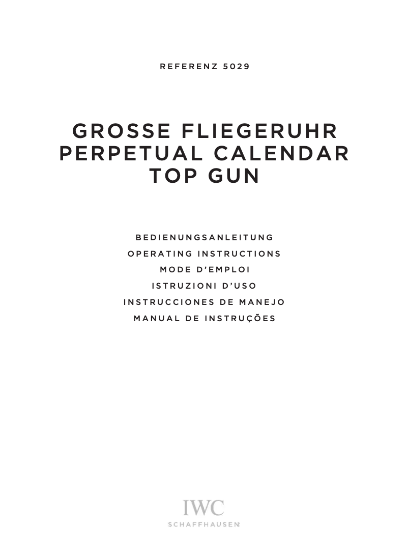 Image de la première page du manuel de l'appareil Big Piltor Perpetual Calendar 5029