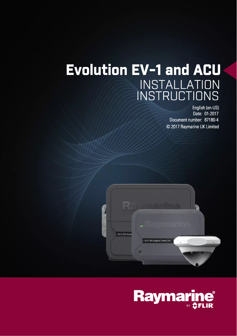 Page n°1 - Manuel utilisateur Raymarine ACU400
