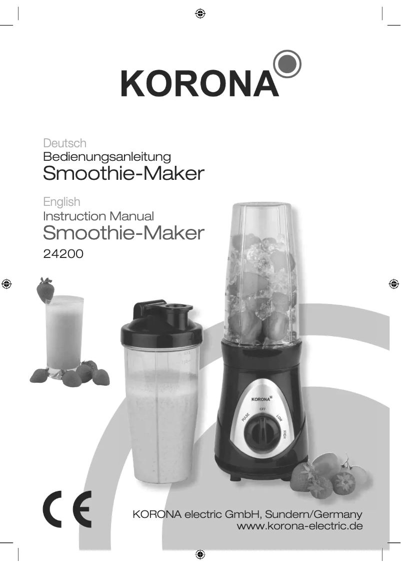 Página 1 del manual Manual de usuario Korona 24200