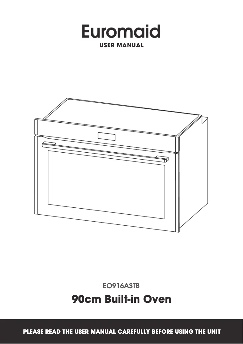 Image de la première page du manuel de l'appareil EO916ASTB