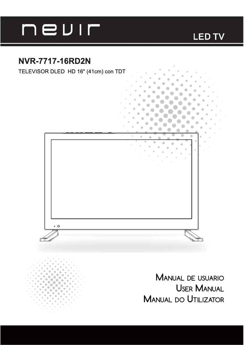 Page n°1 - Manuel utilisateur Nevir NVR-7717-16RD2N