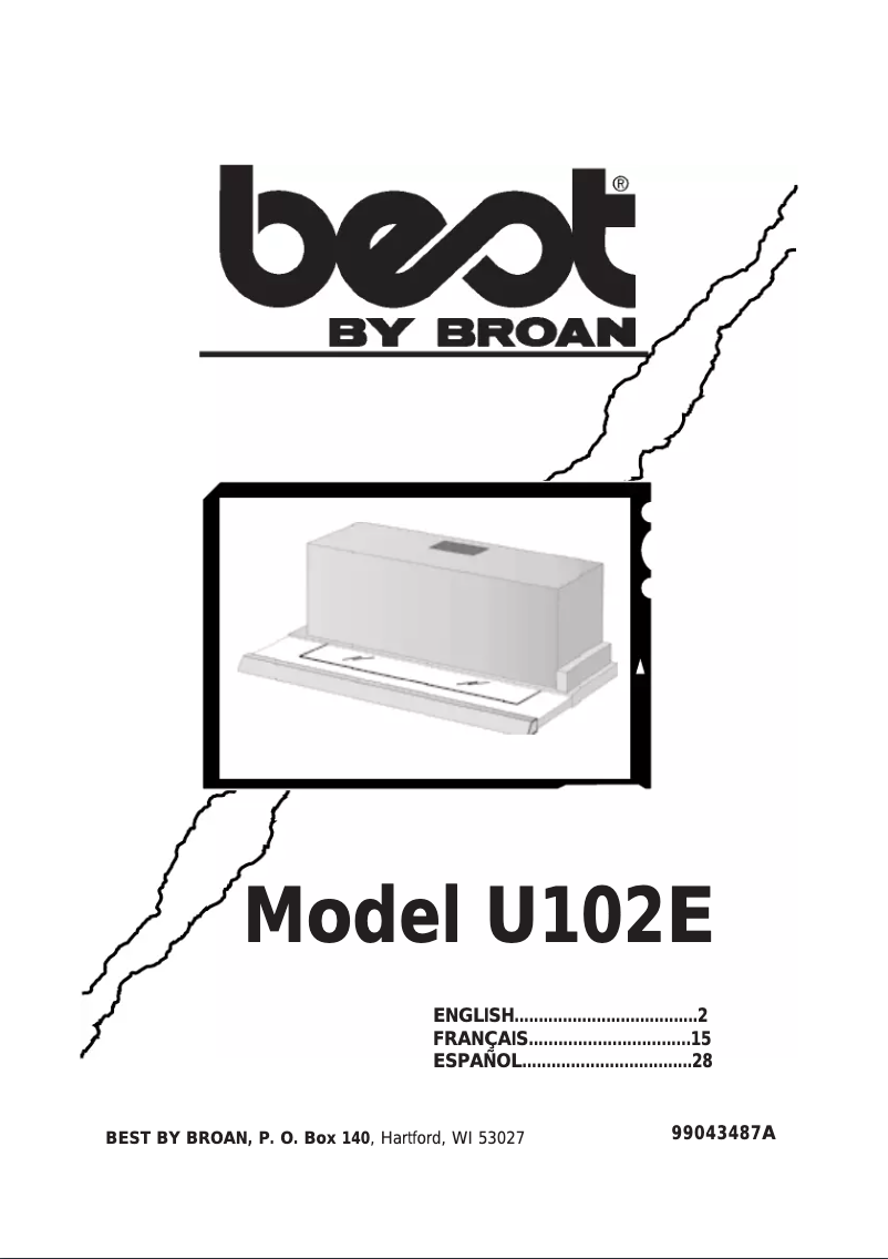 Page n°1 - Guide d'installation Best U102E