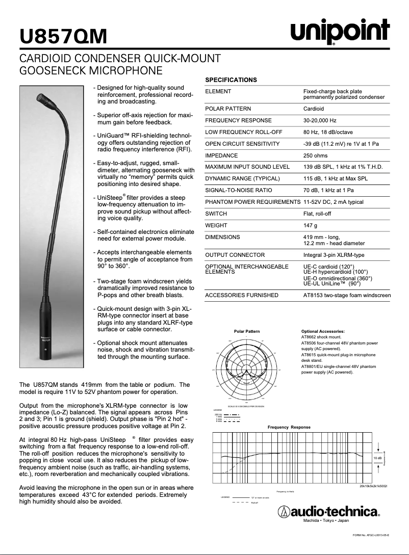 Imagen de la primera página del manual del dispositivo U857QM
