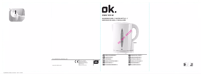 Image de la première page du manuel de l'appareil OWK 103-W