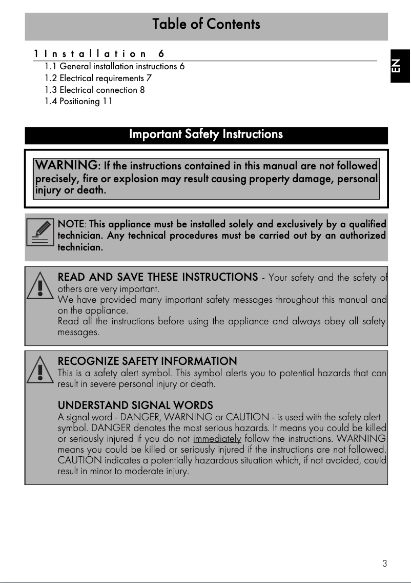 Page 1 de la notice Manuel utilisateur Smeg SFU6300TVX