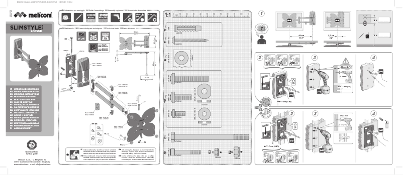 Imagen de la primera página del manual del dispositivo Slimstyle Plus 200 SDR