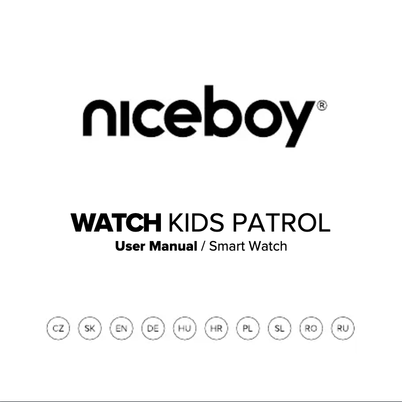 Image de la première page du manuel de l'appareil Watch KIDS Patrol