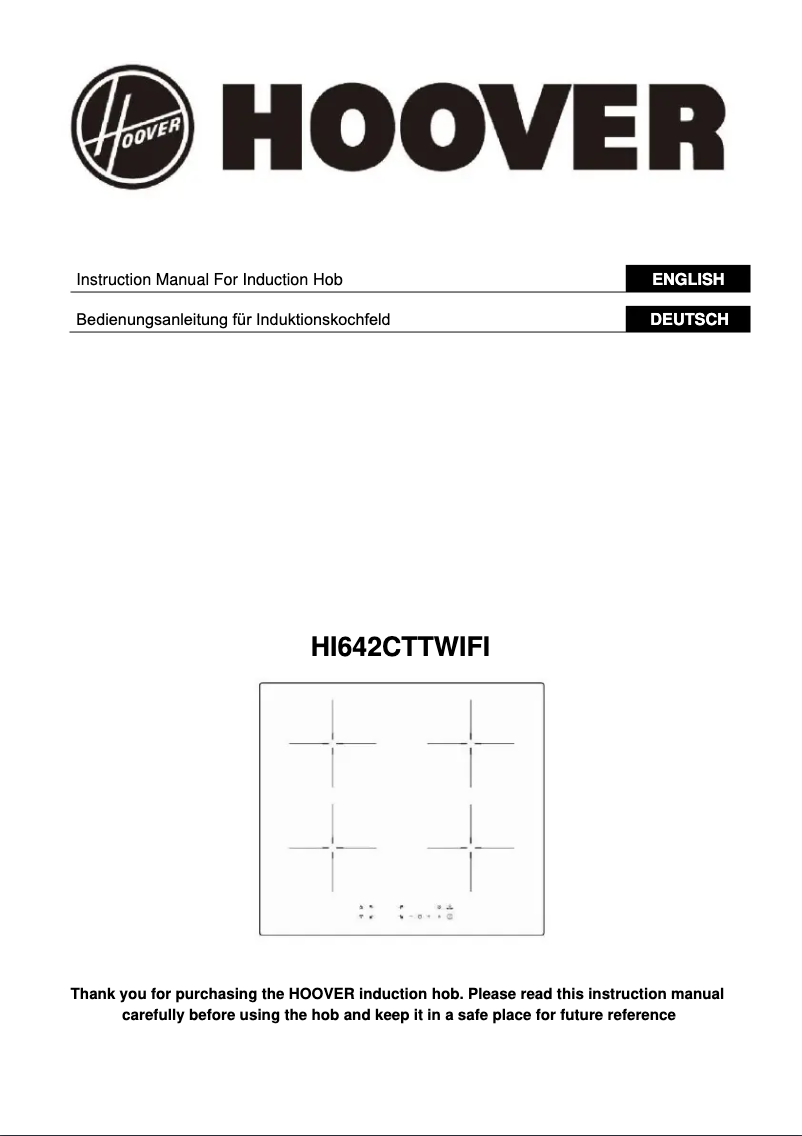 Page n°1 - Manuel utilisateur Hoover HI642CTTWIFI